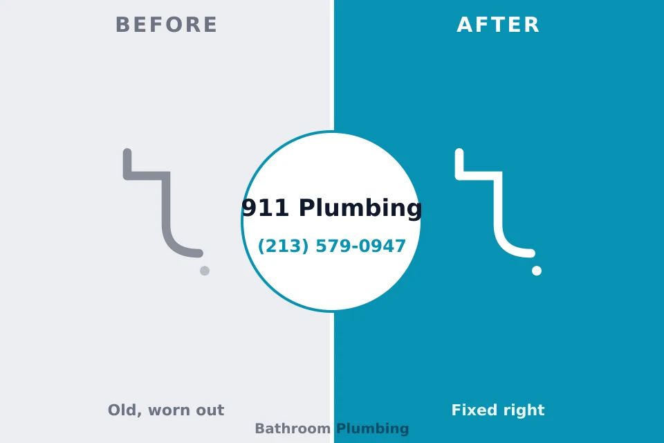 Before and after: plumbing company Worden, IL